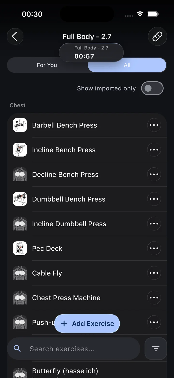 Exercise library